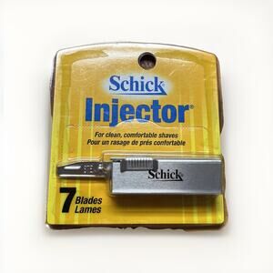 Schick Injector Razor Refill Blades 7 Count NIP Stainless Steel